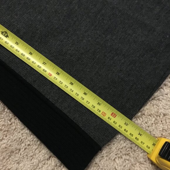 Maggy London Two Tone Merino Wool Colourblock Sweater 3/4 Sleeve Dress - Picture 12 of 13